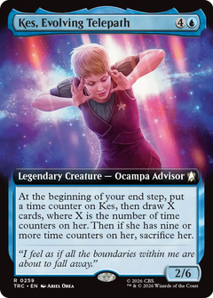 Kes, Evolving Telepath (0259) (Extended Art) (TRC)