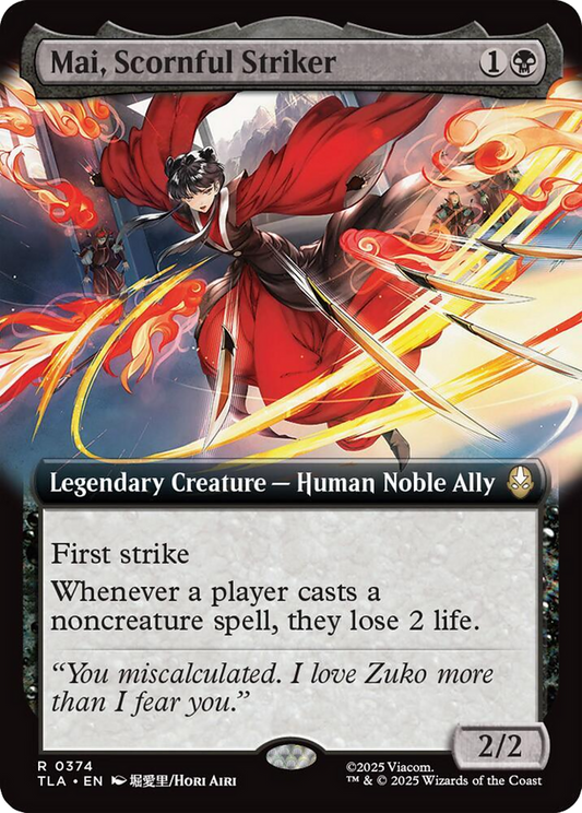 Mai, Scornful Striker (0374) (Extended Art) tla
