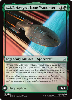 U.S.S. Voyager, Lone Wanderer (TRK) - Foil
