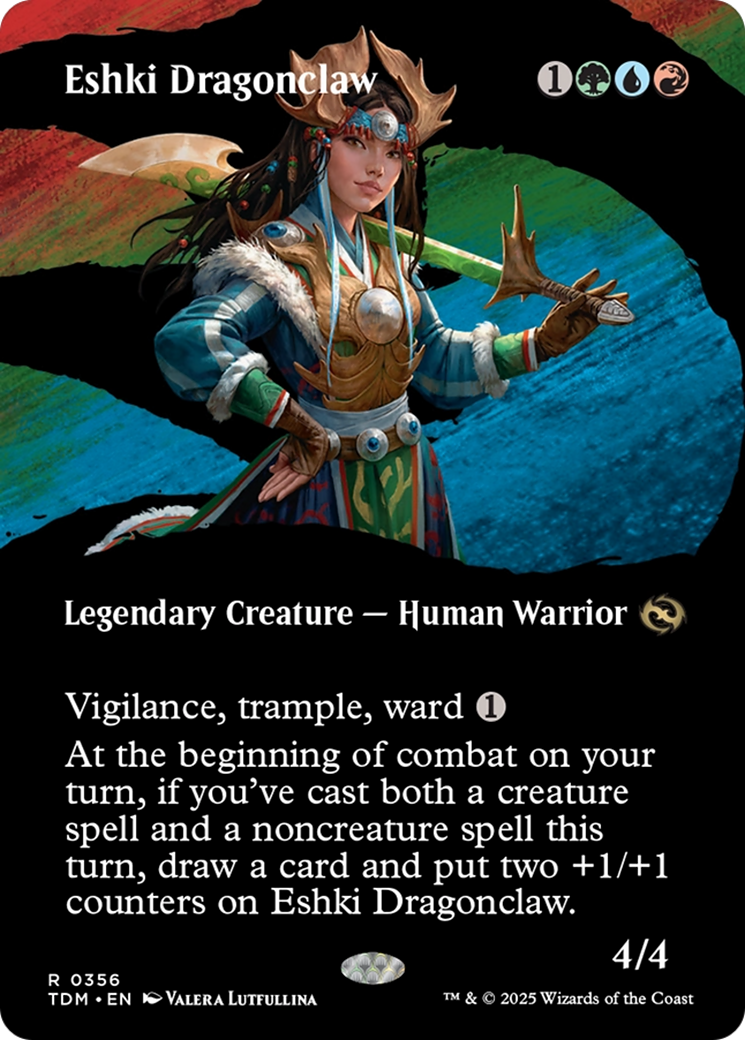 Eshki Dragonclaw (0356) (Borderless) - Foil