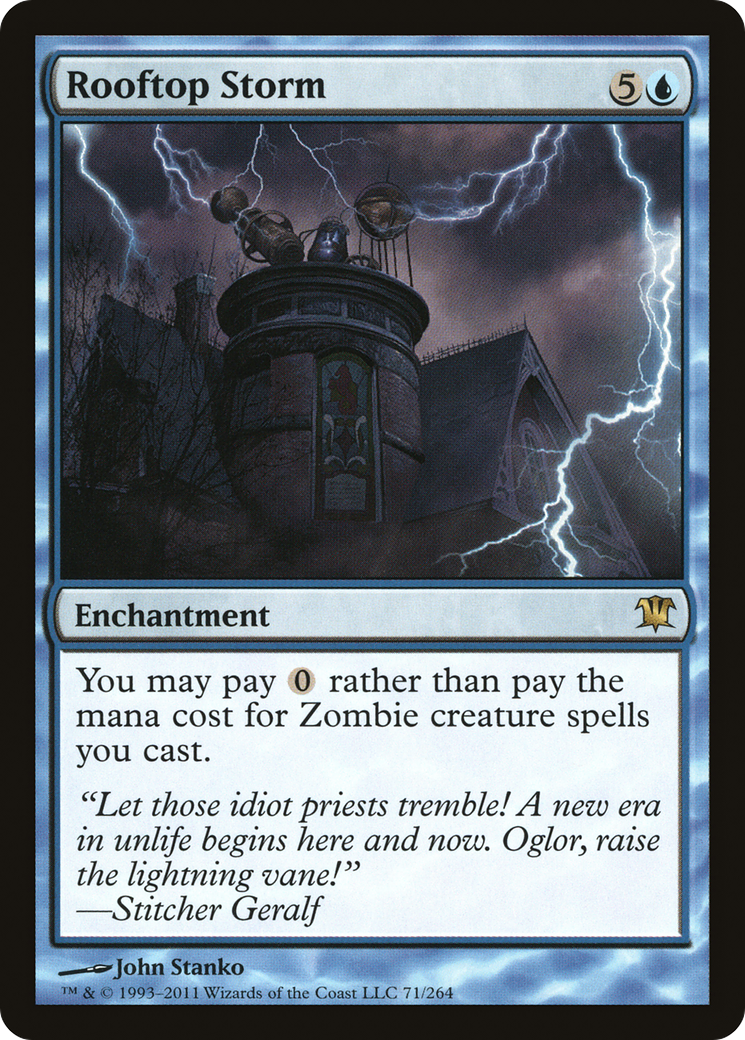 Rooftop Storm - Foil