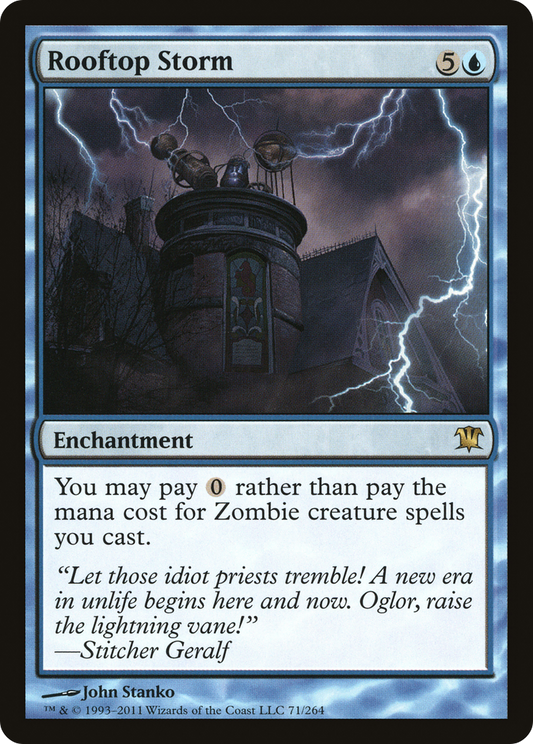 Rooftop Storm - Foil