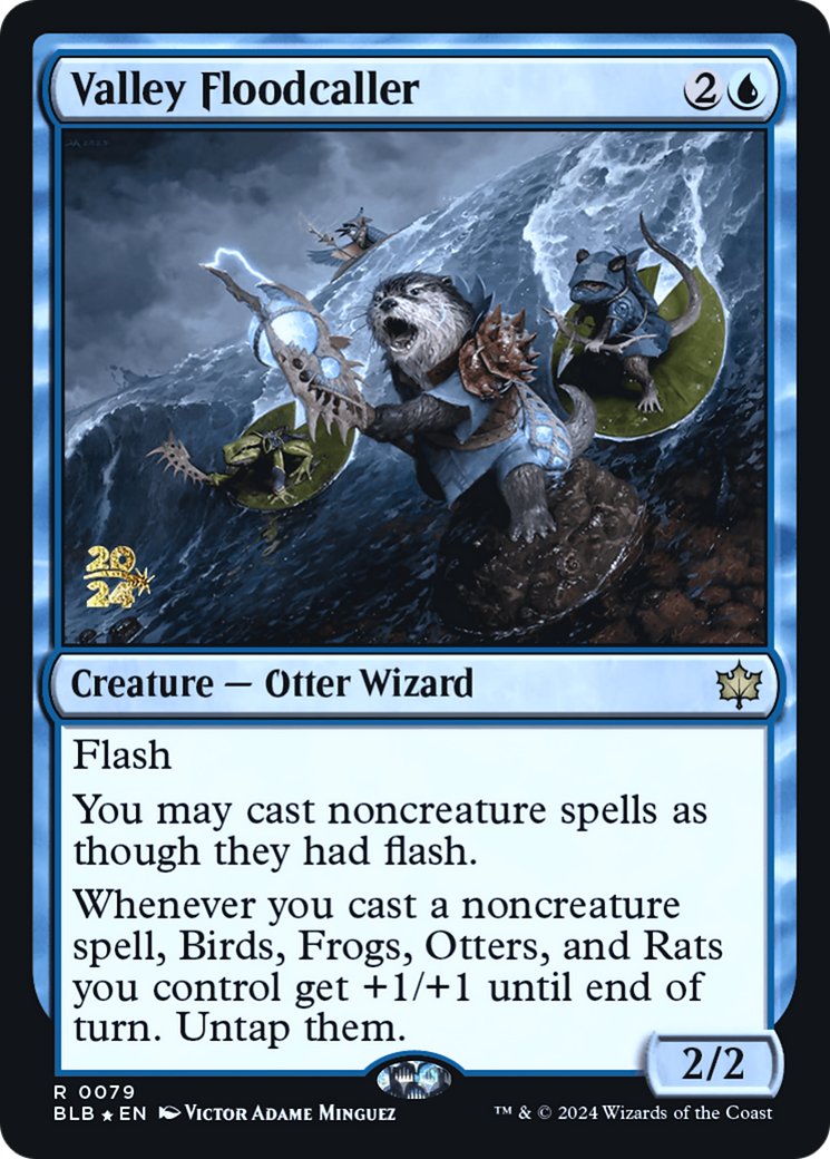 Valley Floodcaller (0079) (Prerelease) - Foil