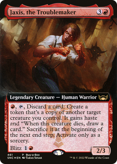 Jaxis, the Troublemaker (461) (Extended Art) (Buy-a-Box) - Foil