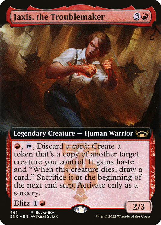 Jaxis, the Troublemaker (461) (Extended Art) (Buy-a-Box) - Foil
