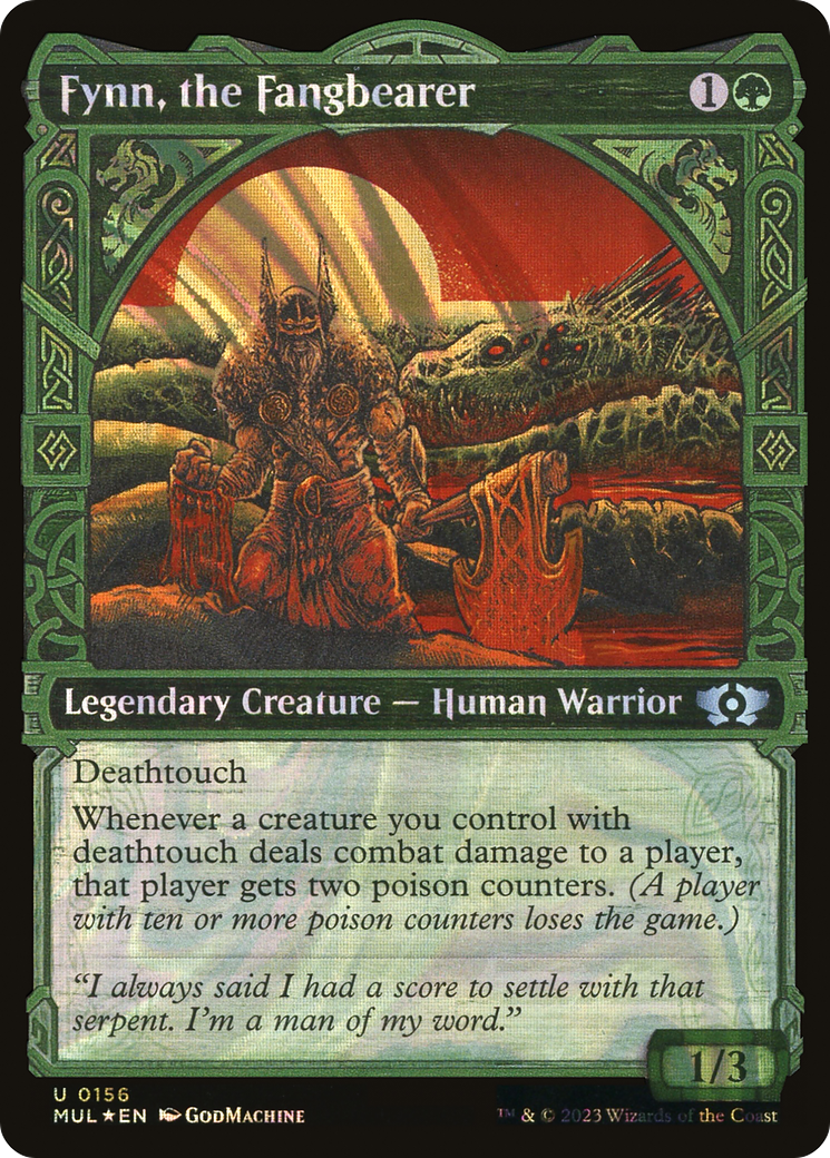 Fynn, the Fangbearer (0156) (Showcase) - Halo Foil
