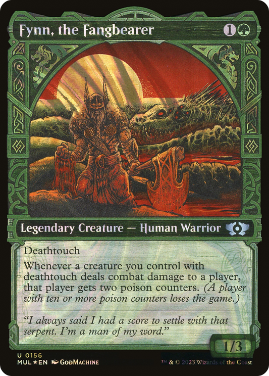 Fynn, the Fangbearer (0156) (Showcase) - Halo Foil