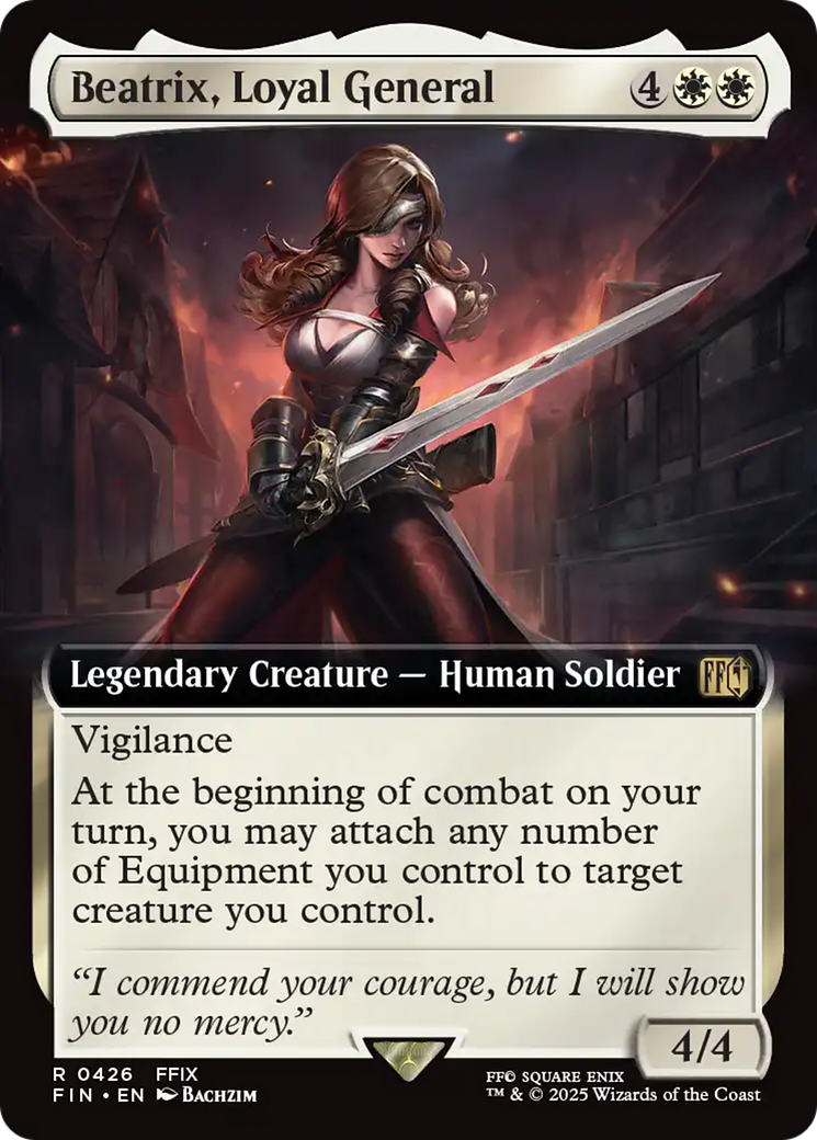 Beatrix, Loyal General (0426) (Extended Art) - Foil