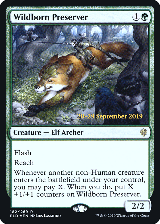 Wildborn Preserver (182) (Prerelease) - Foil