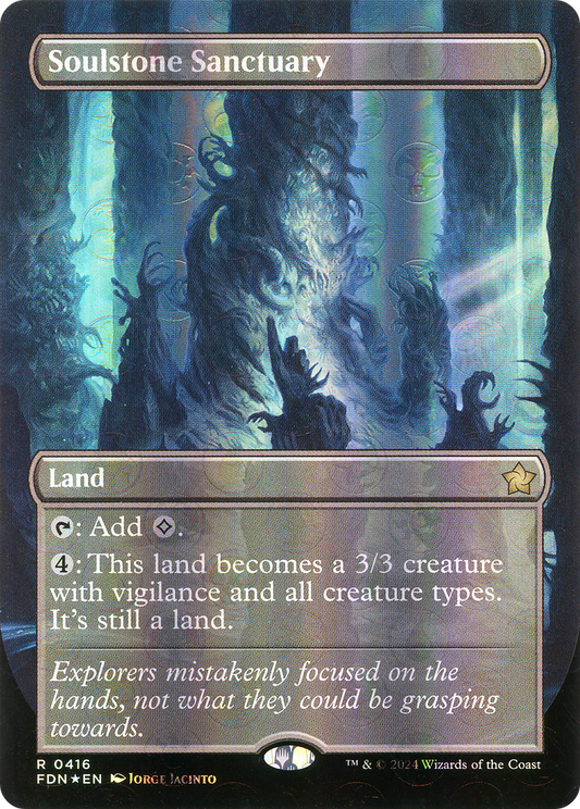 Soulstone Sanctuary (0416) (Borderless) - Mana Foil