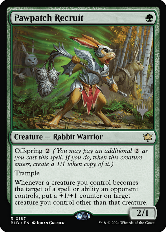 Pawpatch Recruit (0187) (Promo Pack)