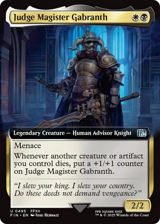 Judge Magister Gabranth (0495) (Extended Art) - Foil