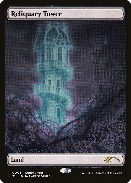 Reliquary Tower (0001) (Commander) (Borderless) - Foil