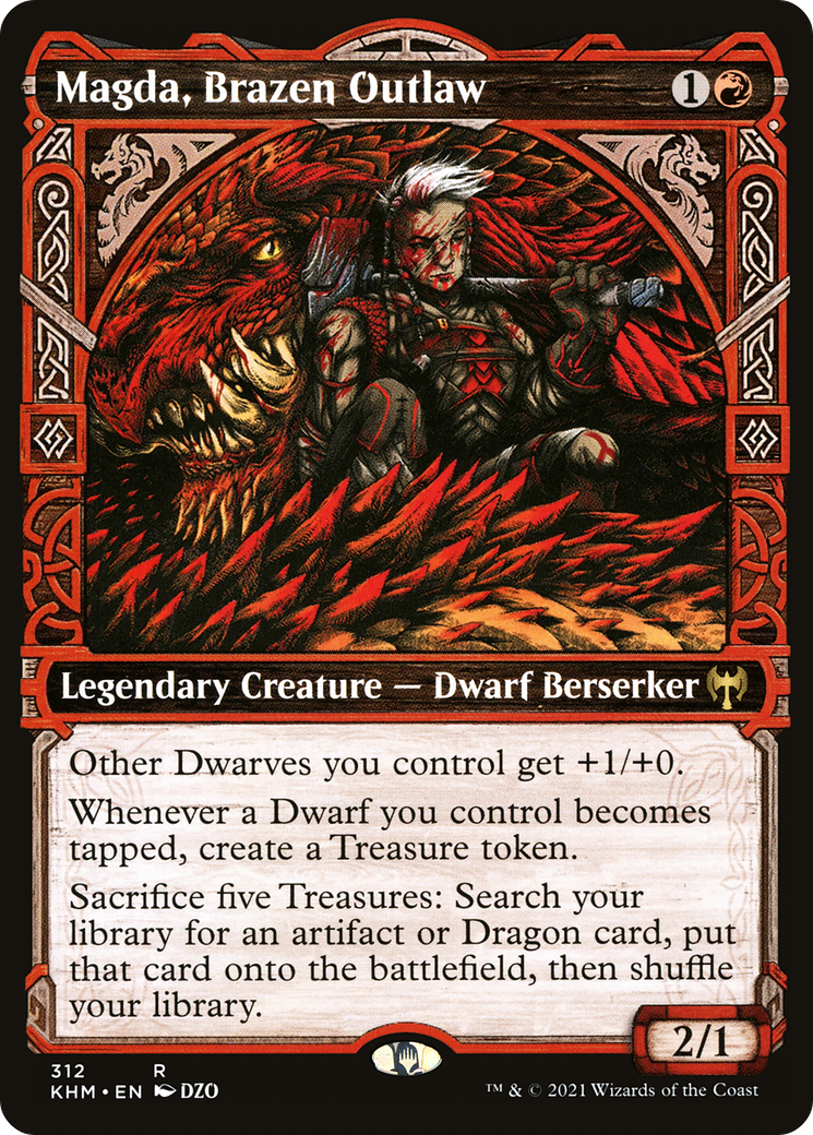Magda, Brazen Outlaw (312) (Showcase) - Foil