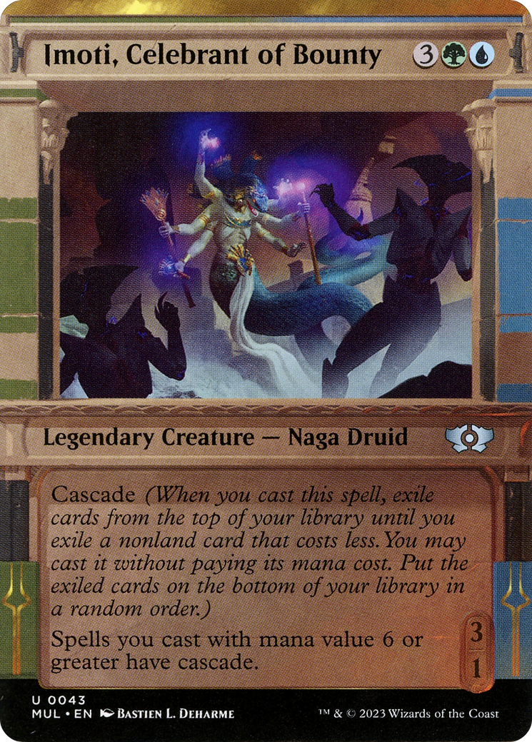 Imoti, Celebrant of Bounty (0043) (Showcase) - Foil