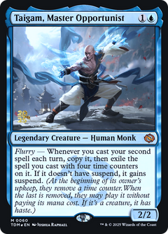 Taigam, Master Opportunist (0060) (Prerelease) (PTDM) - Foil