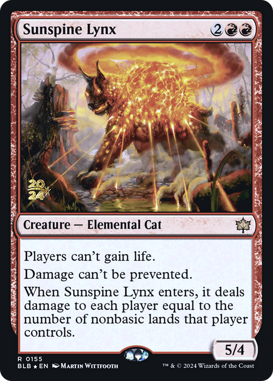 Sunspine Lynx (0155) (Prerelease) - Foil