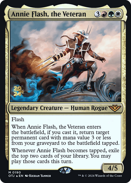 Annie Flash, the Veteran (0190) (Prerelease) - Foil