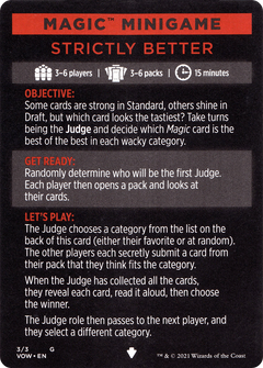 Magic Minigame: Strictly Better (MVOW)