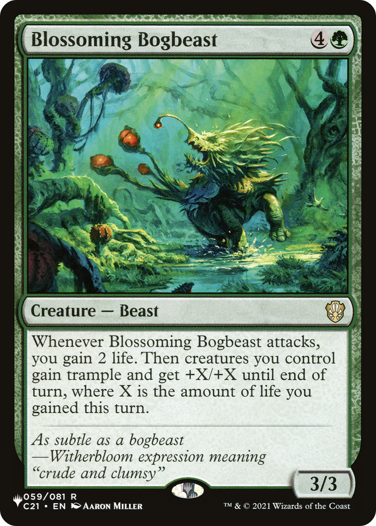 Blossoming Bogbeast (C21-0059) (PLST)