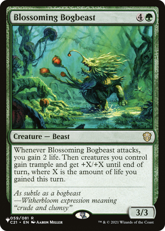 Blossoming Bogbeast (C21-0059) (PLST)