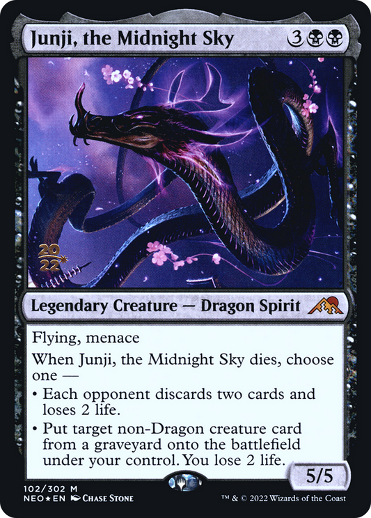 Junji, the Midnight Sky (102) (Prerelease) - Foil