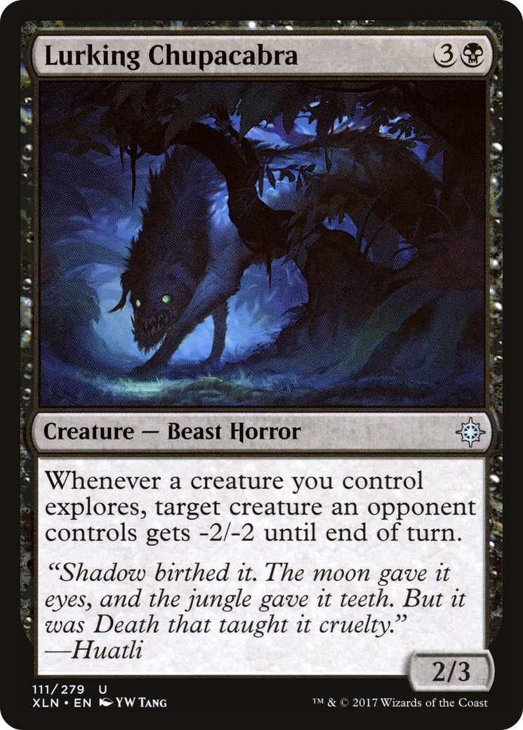 Lurking Chupacabra - Foil