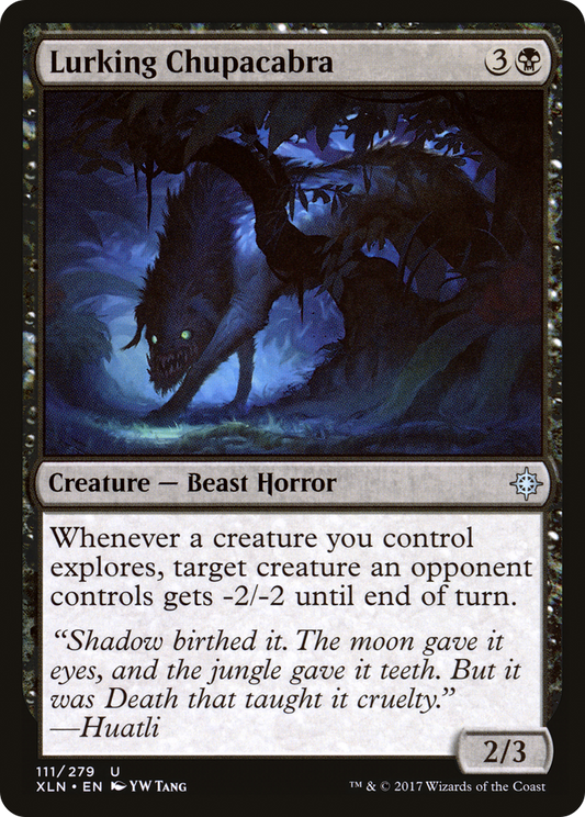 Lurking Chupacabra - Foil