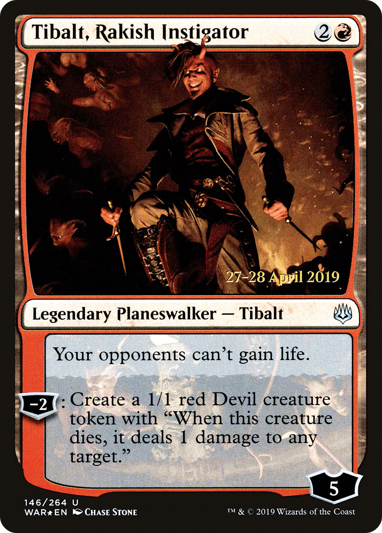 Tibalt, Rakish Instigator (146) (Prerelease) - Foil