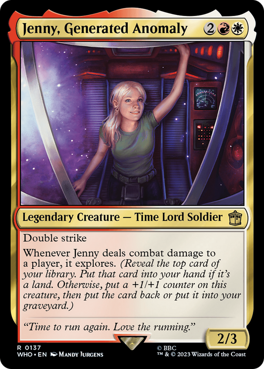 Jenny, Generated Anomaly