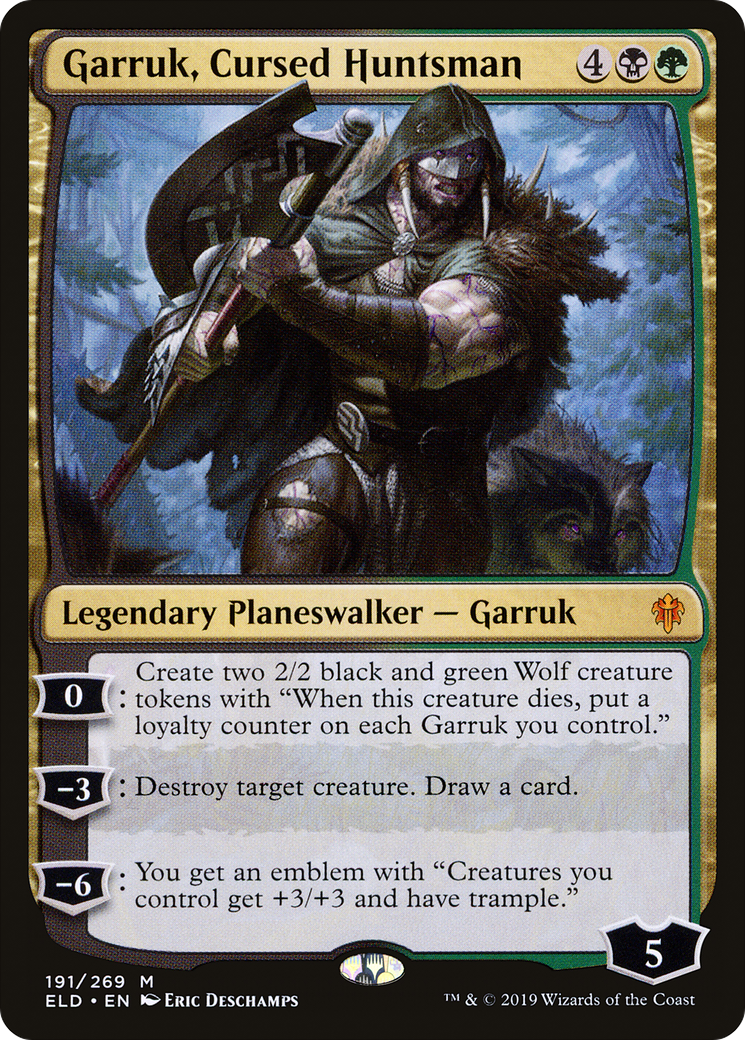 Garruk, Cursed Huntsman - Foil