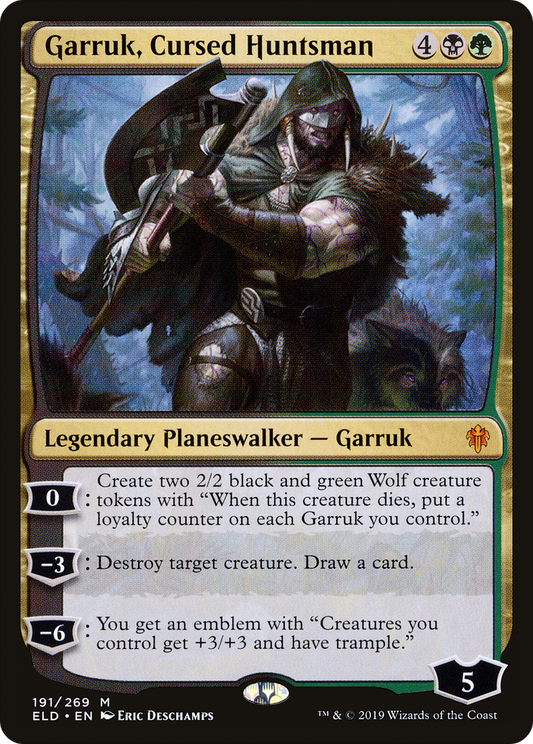 Garruk, Cursed Huntsman - Foil