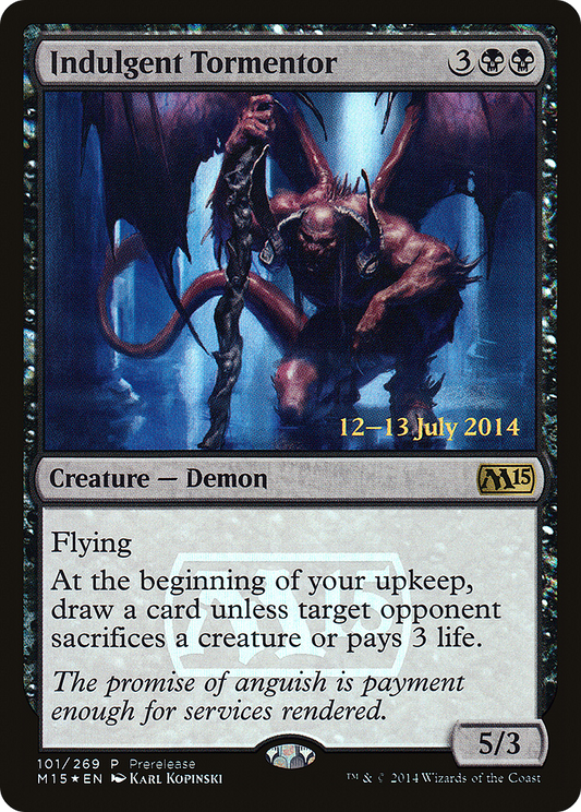 Indulgent Tormentor (101) (Prerelease) - Foil