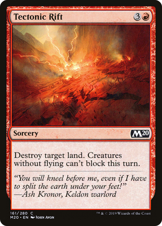 Tectonic Rift - Foil