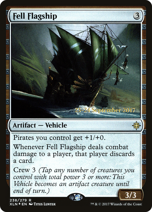 Fell Flagship (238) (Prerelease) - Foil