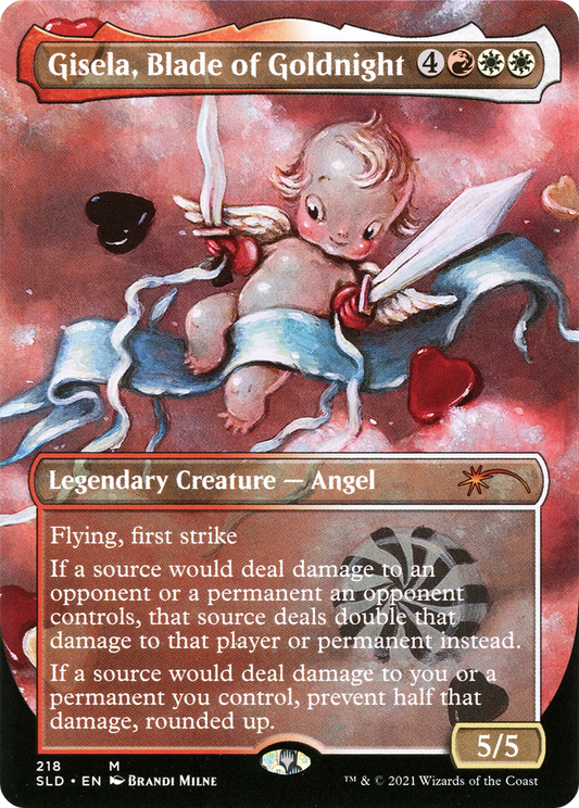 Gisela, Blade of Goldnight (218) (Borderless) - Foil
