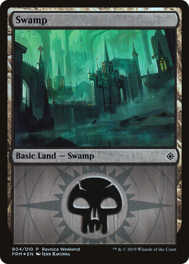 Swamp (B04) (Ravnica Weekend) - Foil