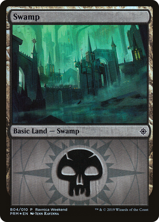 Swamp (B04) (Ravnica Weekend) - Foil