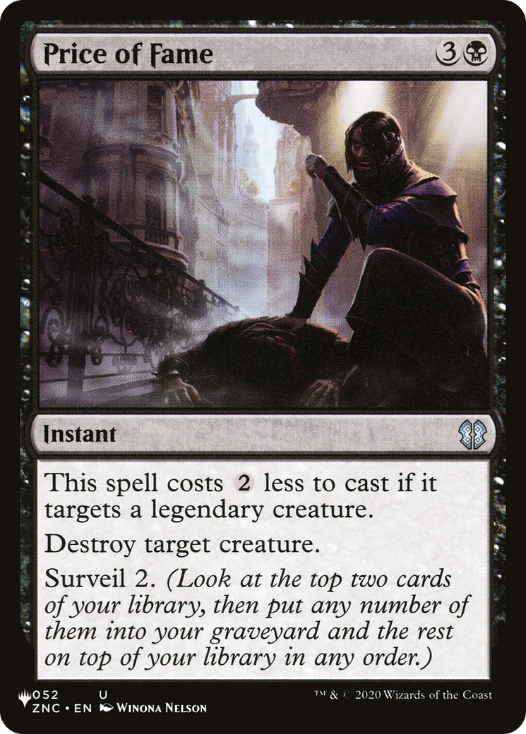 Price of Fame (ZNC-52) (PLST)