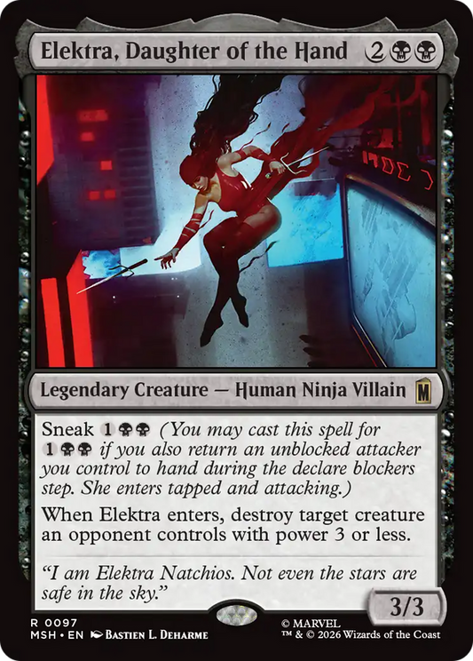 Elektra, Daughter of the Hand (0097) (MSH) - Foil