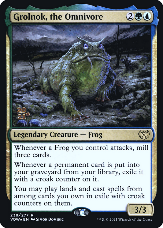 Grolnok, the Omnivore (238) (Prerelease) - Foil