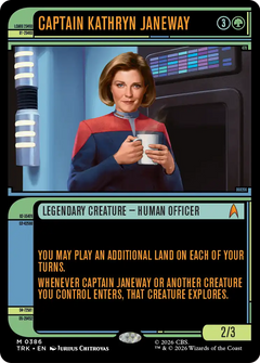 Captain Kathryn Janeway (0386) (Showcase) (TRK) - Foil