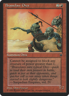 Brassclaw Orcs (Illus. Dan Frazier)