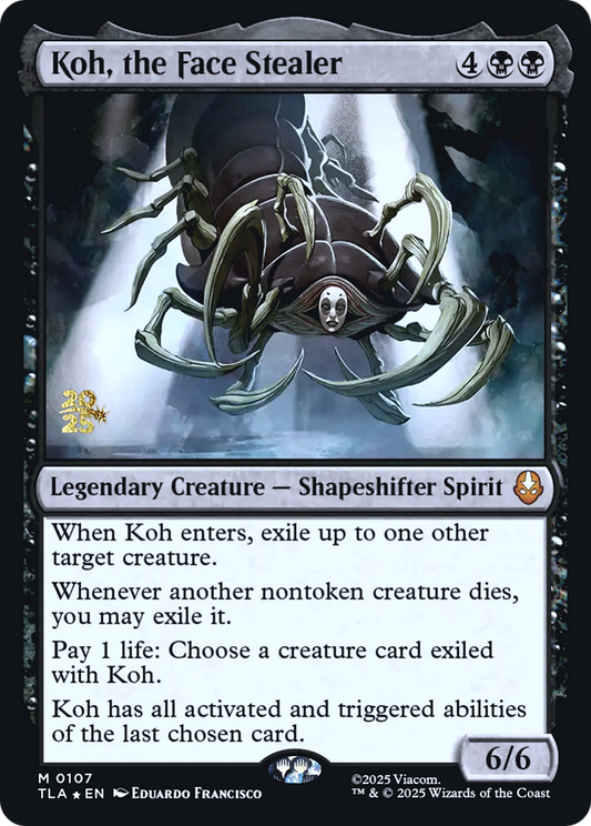 Koh, the Face Stealer (0107) (Prerelease) (PTLA) - Foil