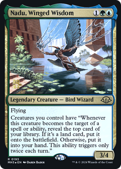 Nadu, Winged Wisdom (0193) (Prerelease) - Foil