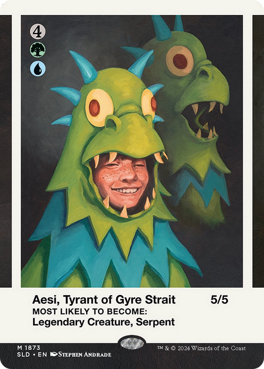 Aesi, Tyrant of Gyre Strait (1873) (Reversible) (Showcase) (SLD) - Foil