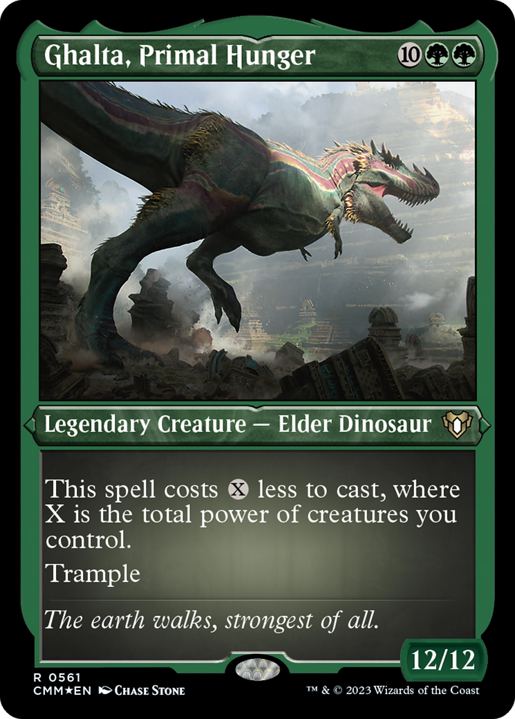 Ghalta, Primal Hunger (0561) - Foil Etched