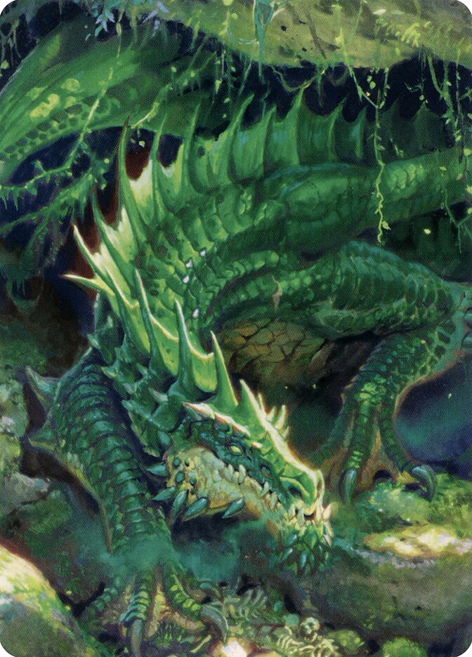 Adult Green Dragon (01/81) Art Card