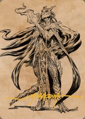 Lozhan, Dragons' Legacy (69/81) Art Card (ACLB) - Gold-Stamped Signature