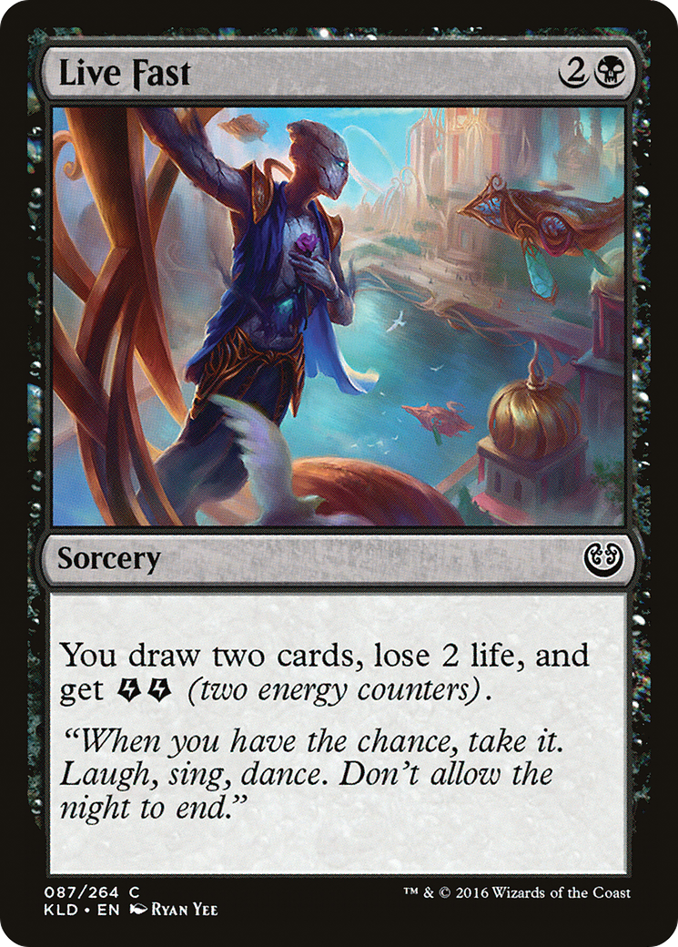 Live Fast - Foil